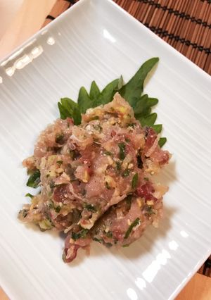 鯵のなめろう-レシピのメイン写真