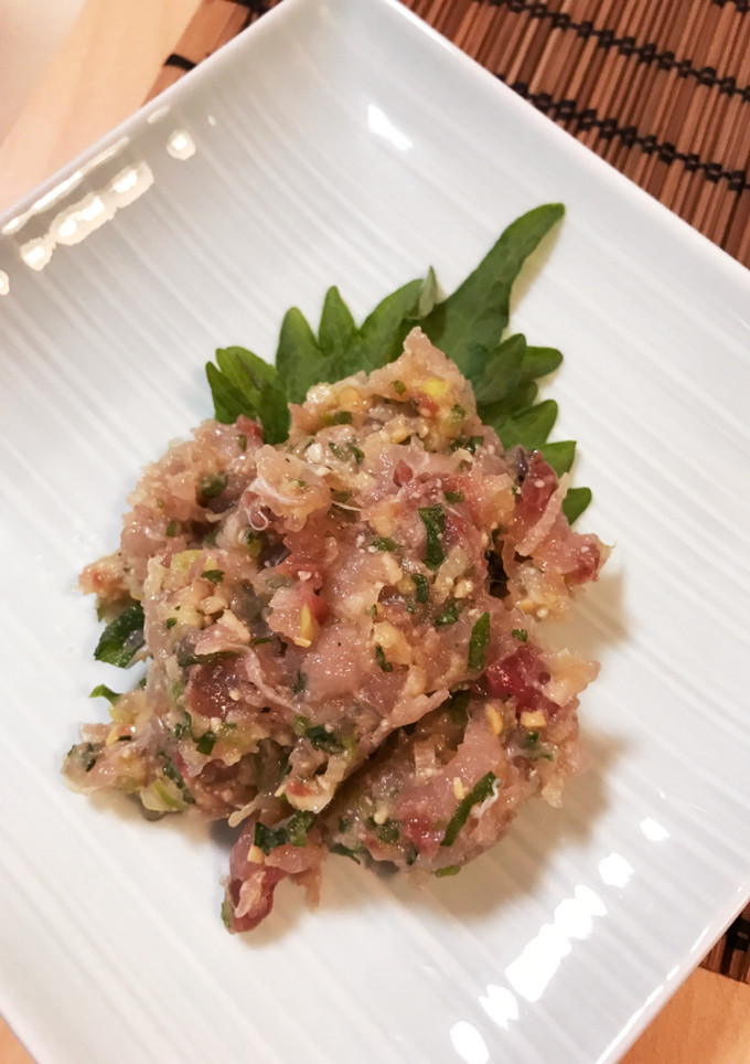 鯵のなめろう-レシピのメイン写真
