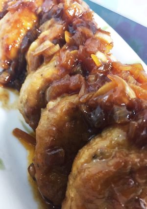 鳥ひき肉の南蛮漬け風ハンバーグ-レシピのメイン写真