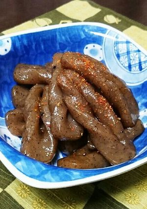 ねじりこんにゃくの甘辛炒め☆-レシピのメイン写真