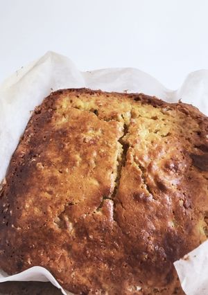 バター不使用りんごとバナナ絶品低糖ケーキ-レシピのメイン写真
