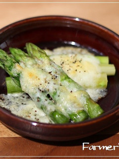 アスパラガスのチーズ焼き-レシピのメイン写真