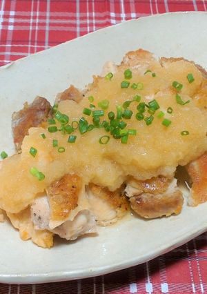 おろし新玉ねぎソースのチキンソテー-レシピのメイン写真