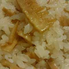 รูปของ 簡単♪たけのこご飯(混ぜ込みごはん)