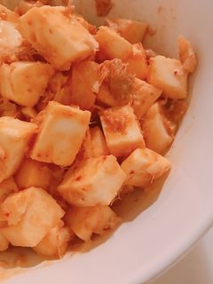キムチはんぺんサラダ☆おつまみにも!!!-レシピのメイン写真