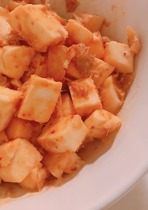 キムチはんぺんサラダ☆おつまみにも!!!-レシピのメイン写真