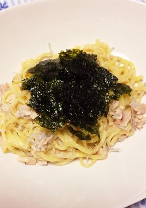 ちりめんじゃことツナの韓国風パスタ❀-レシピのメイン写真