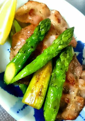アスパラガスのレモンバターソテー♪-レシピのメイン写真