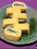 簡単キレイ！海苔チーズの卵焼き