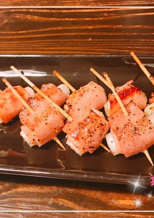 お弁当にも♪ハムのねぎ巻き♪-レシピのメイン写真