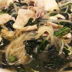 A picture of 中華風豚肉あんかけ.