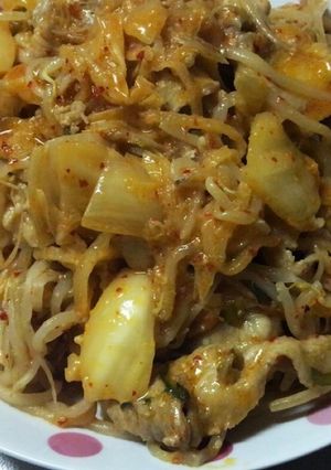 子供も食べられる豚キムチ-レシピのメイン写真