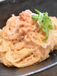 ダイエット★しらたきで作るたらこスパ-レシピのメイン写真