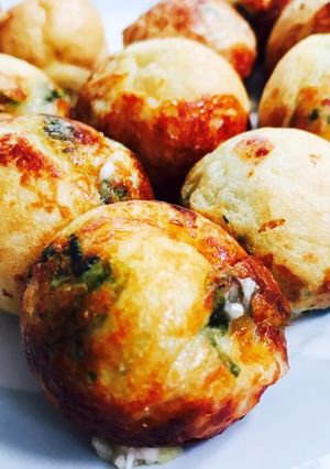 パクチー大好きさんのたこ焼き(エビ焼き)-レシピのメイン写真