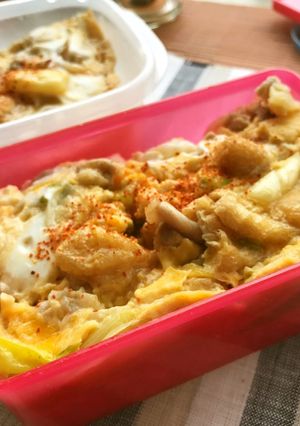 他人丼♬お弁当箱にピッタリサイズ-レシピのメイン写真