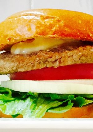 モス風!?ランチ♡新玉ねぎ♡ハンバーガー-レシピのメイン写真