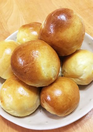 たっぷり倍量、卵入りミルクパン-レシピのメイン写真