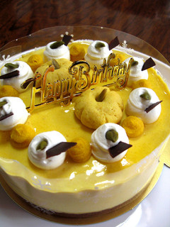 * かぼちゃムースケーキ *-レシピのメイン写真