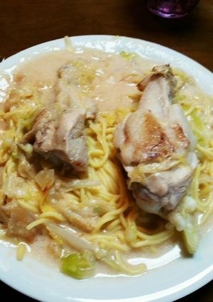 【減塩】糖質0麺豆乳クリームパスタ-レシピのメイン写真