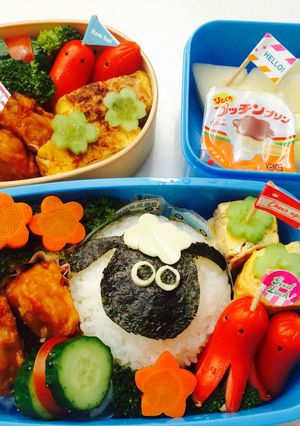 ひつじのショーン　弁当-レシピのメイン写真