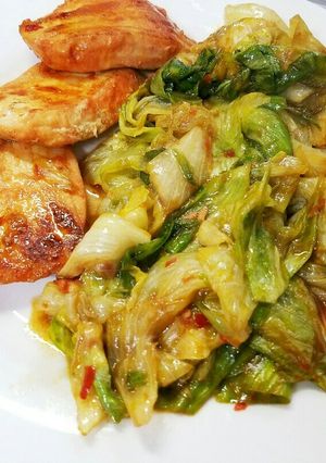 超簡単★味噌漬系 &レタスの旨カラ炒め♪-レシピのメイン写真