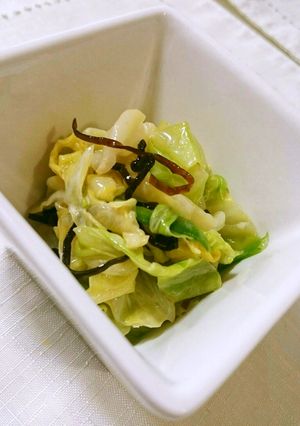 塩昆布キャベツ-レシピのメイン写真