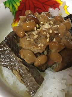 納豆とニシンの甘煮のご飯-レシピのメイン写真