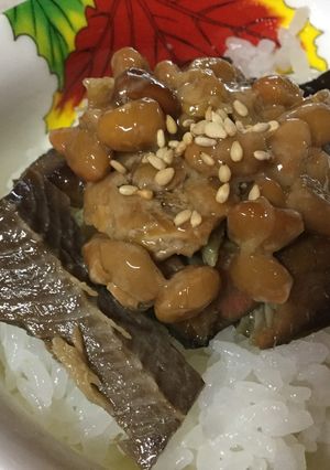 納豆とニシンの甘煮のご飯-レシピのメイン写真