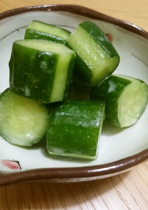 練からしチューブで3分♪簡単きゅうり漬け-レシピのメイン写真