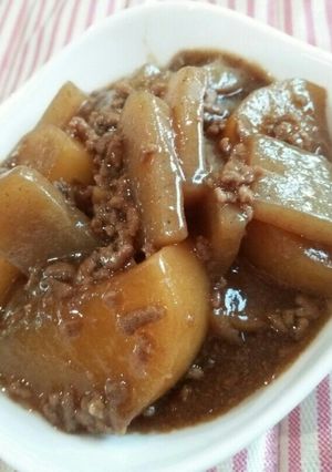 小鍋１つで簡単♪大根の肉味噌あんかけ☆-レシピのメイン写真