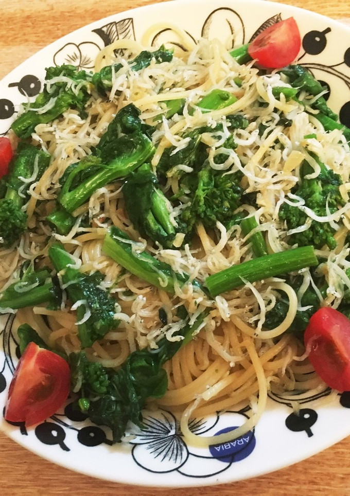 簡単！旬を味わう菜の花しらすの和風パスタ-レシピのメイン写真