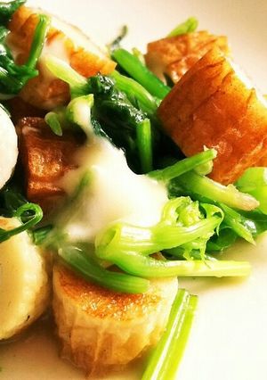 ほうれん草とちくわのチーズ炒め-レシピのメイン写真