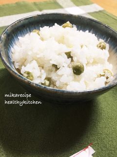 旬のうすいえんどう豆で豆ご飯-レシピのメイン写真