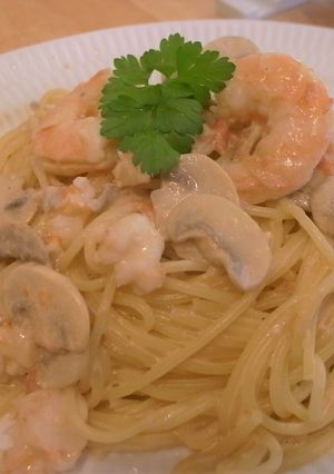 トマトとえびのクリームパスタ-レシピのメイン写真