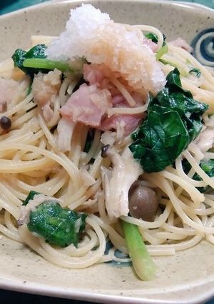 ほうれん草の和風にんにくおろしパスタ-レシピのメイン写真