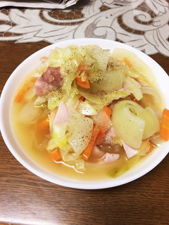 キャベツのコンソメ煮-レシピのメイン写真