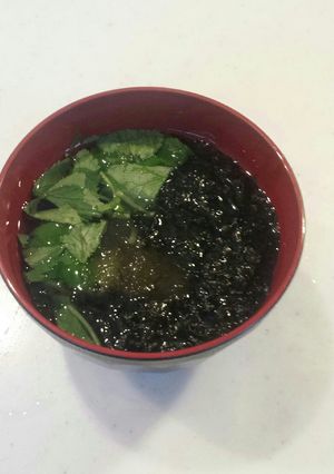 簡単地のりのすまし汁-レシピのメイン写真