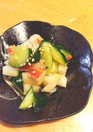 10分！大根とキュウリの簡単サラダ☾-レシピのメイン写真