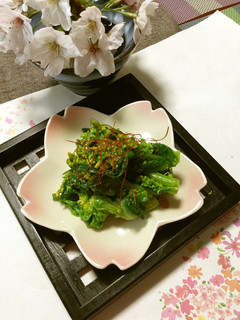 菜の花のナムル-レシピのメイン写真