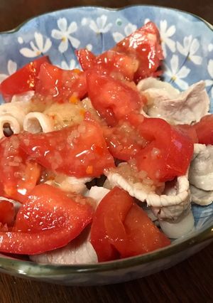 豚しゃぶトマトのフレッシュマリネ-レシピのメイン写真