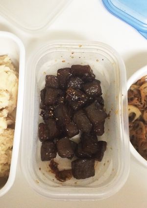 こんにゃくの甘辛煮-レシピのメイン写真