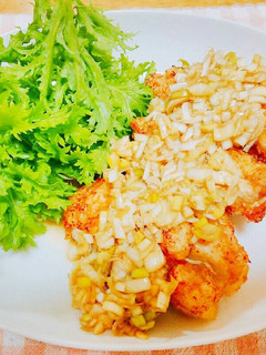 簡単柔らかとり胸肉のネギソースかけ♥-レシピのメイン写真