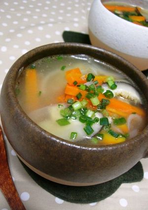 おかずにもなるよ♪具たくさん中華風スープ-レシピのメイン写真