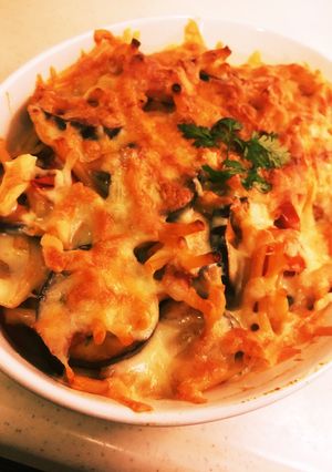☆ナスとトマトの煮込みマカロニグラタン☆-レシピのメイン写真