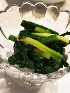 行者にんにくの酢味噌あえ-レシピのメイン写真