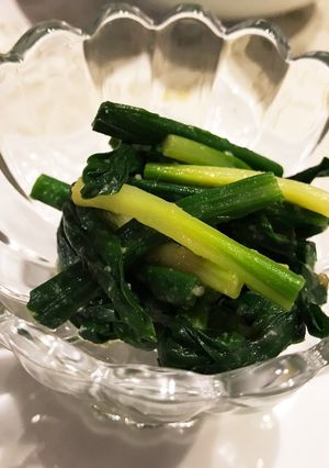 行者にんにくの酢味噌あえ-レシピのメイン写真