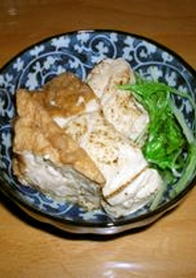 おとうふとお揚げさんのたいたん-レシピのメイン写真