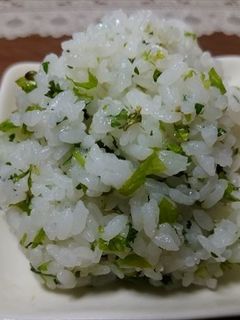 ハナイカダとシャクのおにぎり-レシピのメイン写真