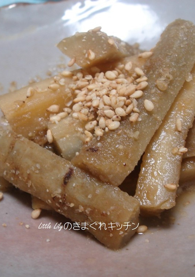 ごぼうの胡麻酢和え　-レシピのメイン写真