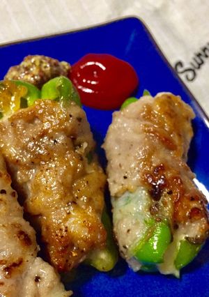 ピーマンのチーズ肉巻き-レシピのメイン写真